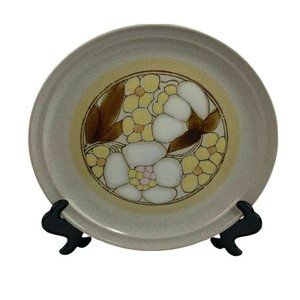 International‎ China Tiffany Flowers Round Chop Plate Platter Vintage Retro 12"